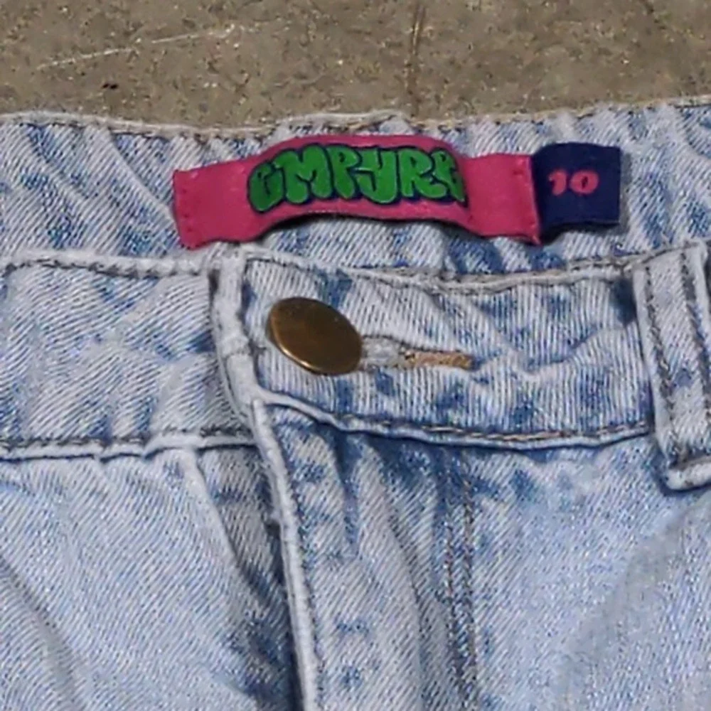 Y2K‎ Empyre Tori Light Wash Denim Cargo Pants Size 10 Skate Streetwear Style VTG